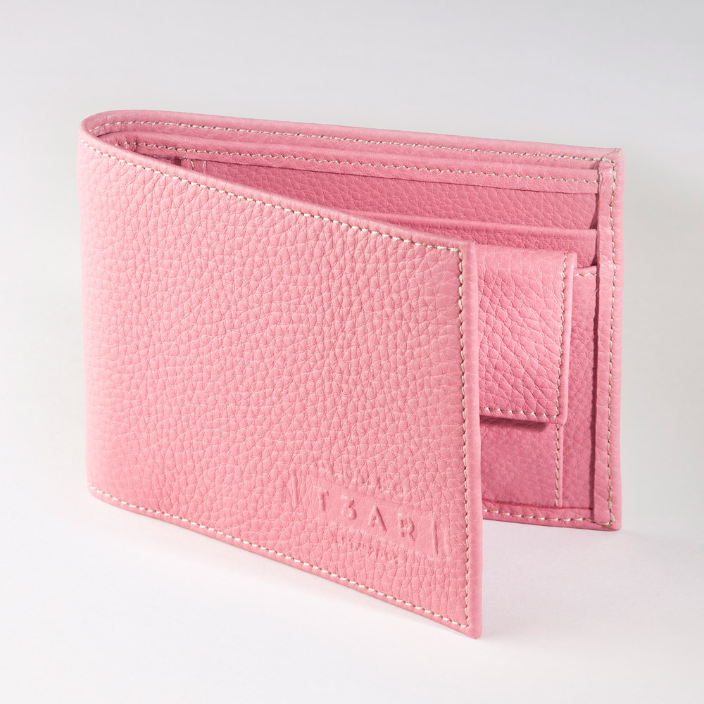 Pink leather wallet - DechkoTzar