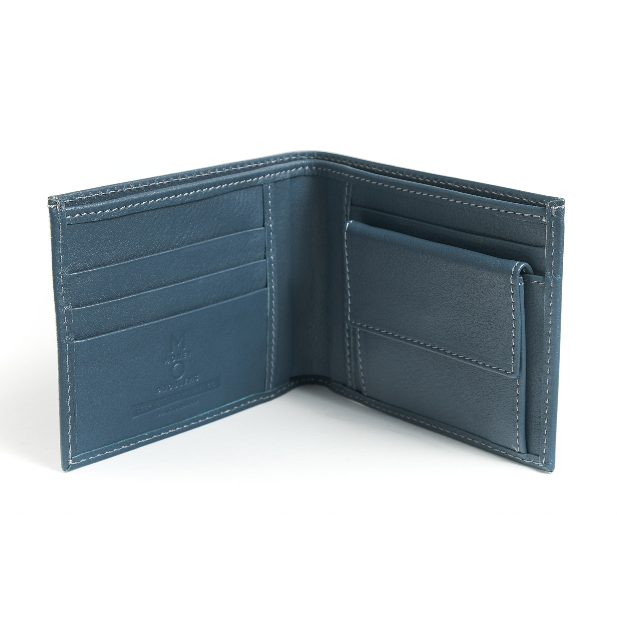 Path, turkish blue leather wallet – DechkoTzar